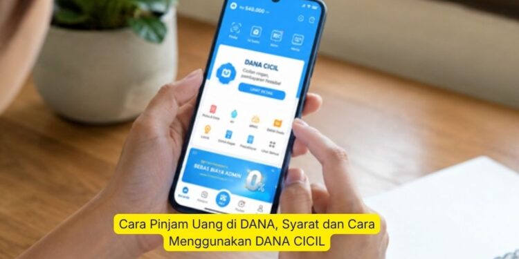 Cara Pinjam Uang di DANA, Syarat dan Cara Menggunakan DANA CICIL