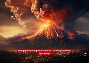 Mengapa Gunung Bisa Meletus? Ini Penyebab dan Prosesnya