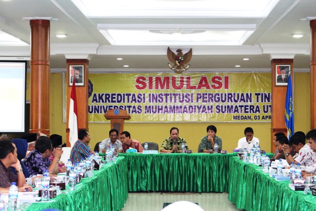 UMSU Gelar Simulasi Akreditasi Institusi Perguruan Tinggi