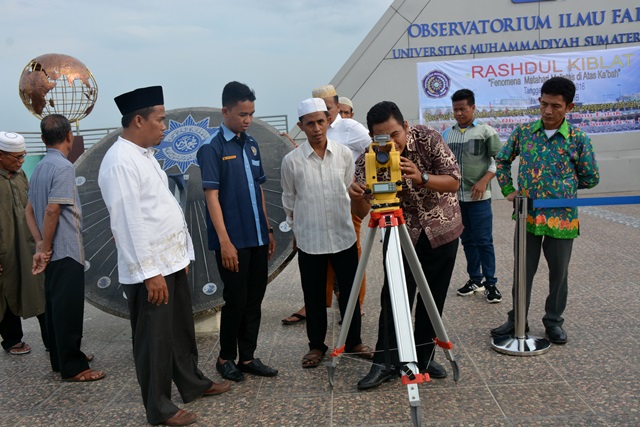 Matahari Di Atas Ka’bah: OIF UMSU Dan Nazir Masjid Akurasikan Arah Kiblat