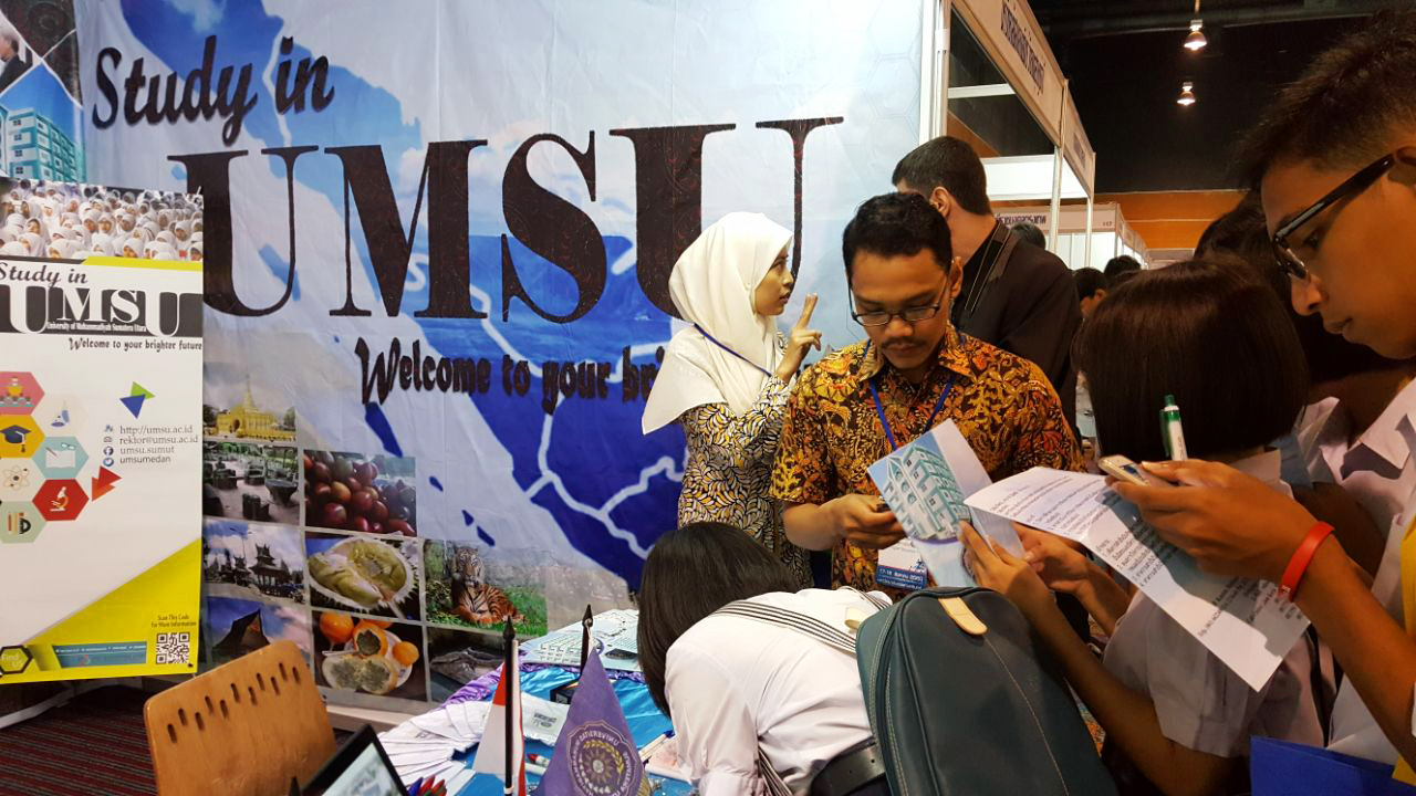 UMSU Ikuti Pameran Pendidikan Internasional di Thailand