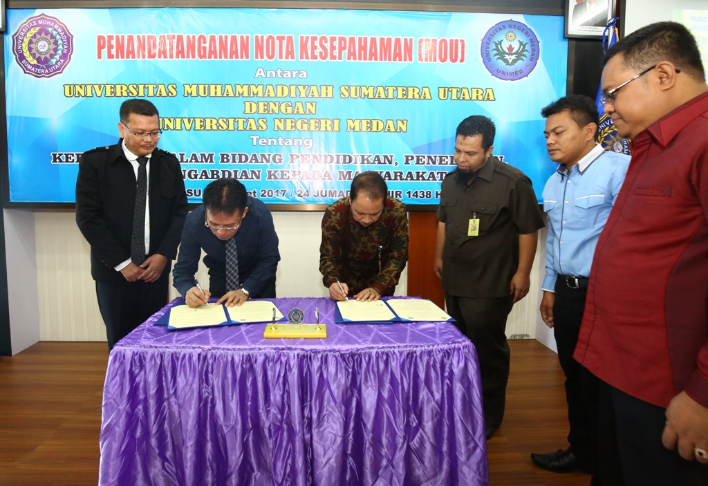 UMSU-Unimed Tandatangani Kerjasama