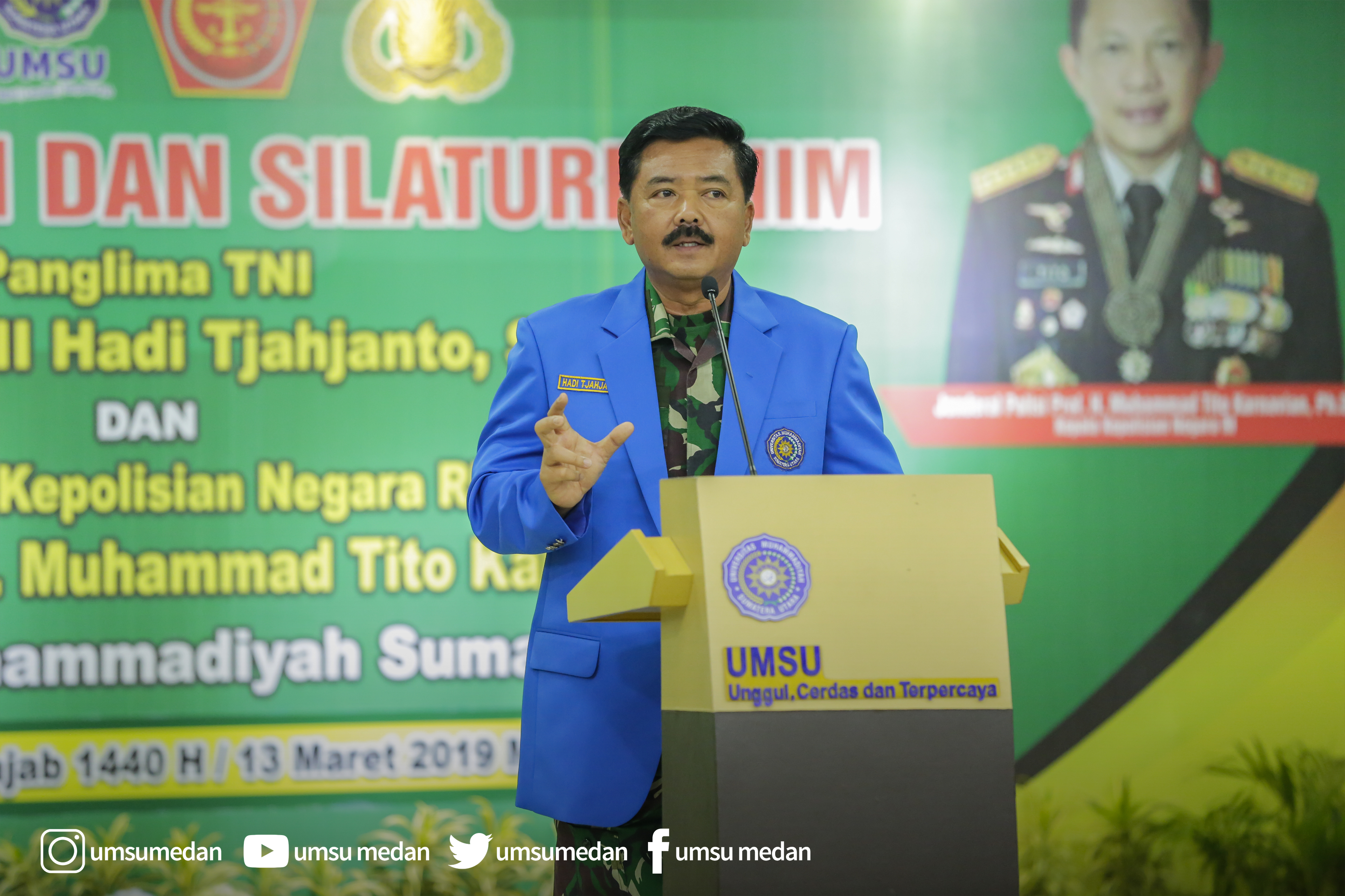 Panglima TNI Kuliah Umum di UMSU