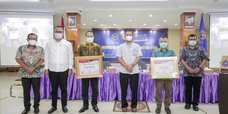 Peduli Pilkada, UMSU Raih Penghargaan KPU Sumut