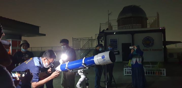 Observation of "Super Blood Moon" at OIF UMSU is Constrained by Weather