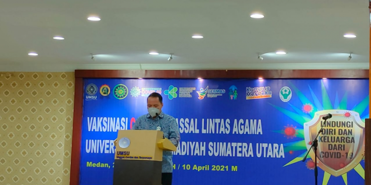 Terima Kasih UMSU, Vaksinasi Covid Lintas Agama Sukses