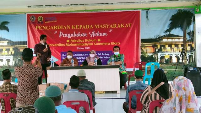 UMSU Faculty of Law Holds Legal Counseling in Percut Village
