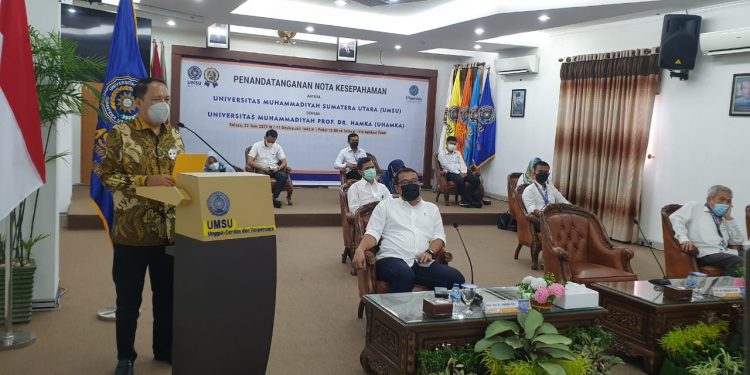 UMSU dan UHAMKA Sepakat Kembangkan Kerjasama