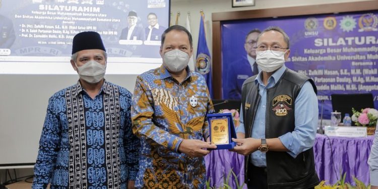 Silaturahmi Keluarga Besar Muhammadiyah Sumatera Utara dan Sivitas Akademika UMSU Bersama PAN