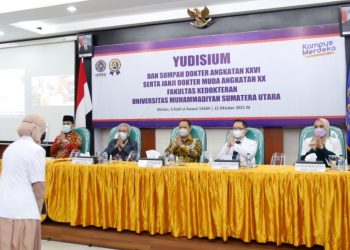 FK UMSU Gelar Sumpah Dokter dan Janji Dokter Muda