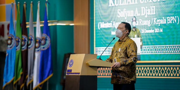 UMSU Gelar Kuliah Umum Pendidikan Karakter Bersama Menteri Agraria dan Tata Ruang RI