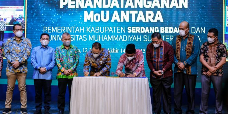 UMSU – PEMKAB Serdang Bedagai Tanda Tangani MOU