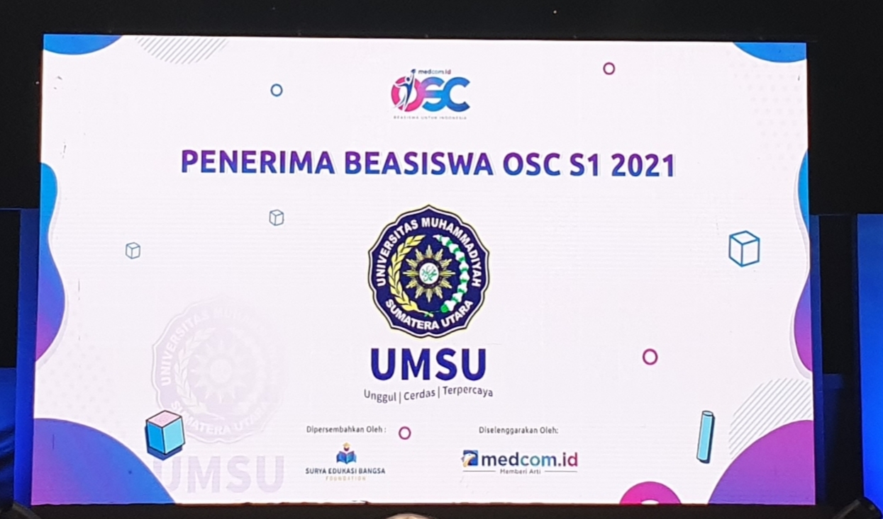 Satu-Satunya PTS di Sumatera, UMSU Terima 20 Calon Mahasiswa Unggul se Indonesia Lewat OSC Media Group