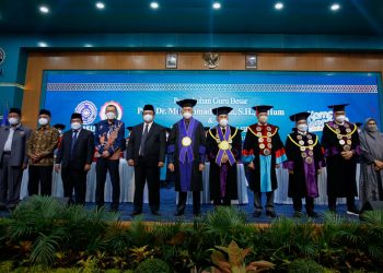 Dua Guru Besar UMSU Resmi Dikukuhkan, LLDIKTI Berharap UMSU Menjadi World Class University