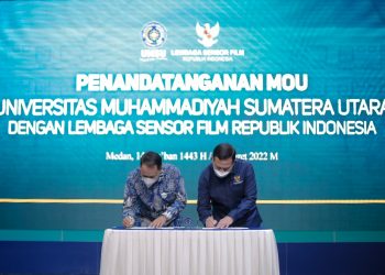 UMSU dan Lembaga Sensor Film RI Tandatangani MoU