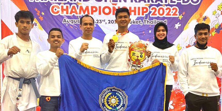 UMSU Students Win Gold Medals in Thailand Open Karate-Do Championship 2022
