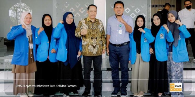 UMSU released 19 students to participate in KMI dan PIMNAS