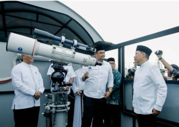 The Mayor of Medan Monitors the Hilal Beginning of Ramadhan 1444 H at OIF UMSU