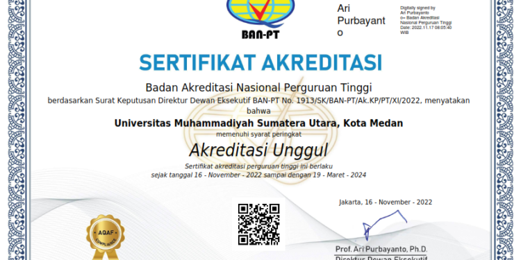 Best Accredited Campus in Medan with Excellent and A Accreditation