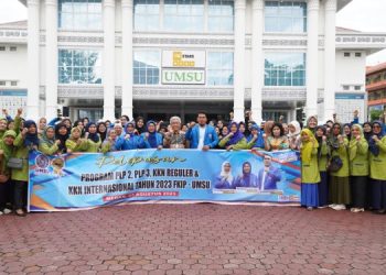FKIP UMSU Sends Off Students for PLP, Regular KKN, and International KKN Programs