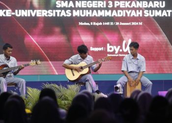 SMA N 3 Riau Performance Students at UMSU