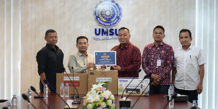 UMSU Provides Educational Assistance to SD Unggulan Muhammadiyah Kutacane