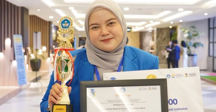 From Self-Doubt to Pride: The Inspiring Journey of UMSU International Program Student Imtiyaz Alnatanisa, Winner of the LLDIKTI North Sumatra Outstanding Student Competition