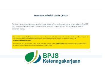 BSU BPJS Ketenagakerjaan Pengertian ,Syarat, dan Cara Cek Status Penerima