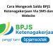 Cara Mengecek Saldo BPJS Ketenagakerjaan Via SMS dan Website