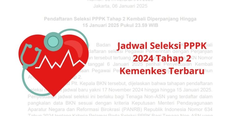 Jadwal Seleksi PPPK 2024 Tahap 2 Kemenkes Terbaru