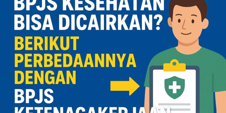 BPJS Kesehatan Bisa Dicairkan Berikut Perbedaannya dengan BPJS Ketenagakerjaan
