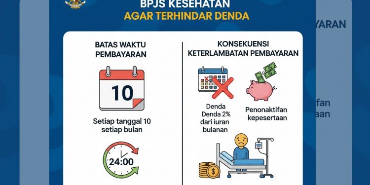 Ketahui Batas Waktu Bayar BPJS Kesehatan Agar Terhindar Denda