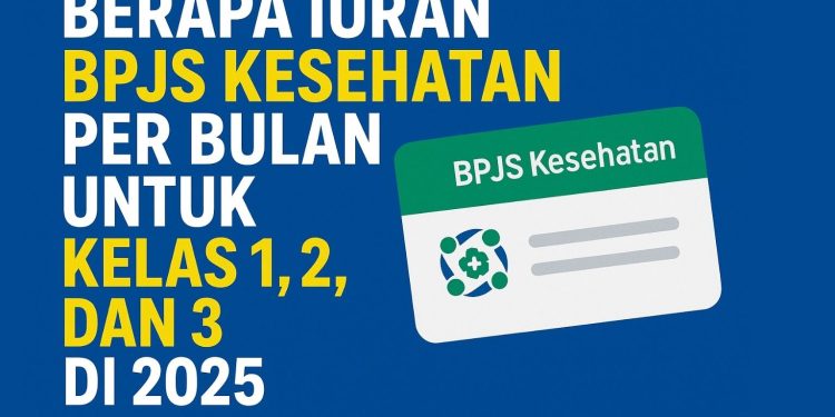 Berapa Iuran BPJS Kesehatan per Bulan untuk Kelas 1, 2, dan 3 di 2025
