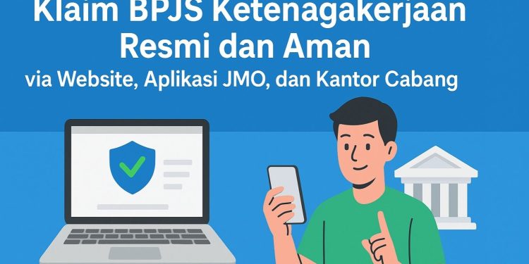 Klaim BPJS Ketenagakerjaan Resmi dan Aman via Website, Aplikasi JMO, dan Kantor Cabang