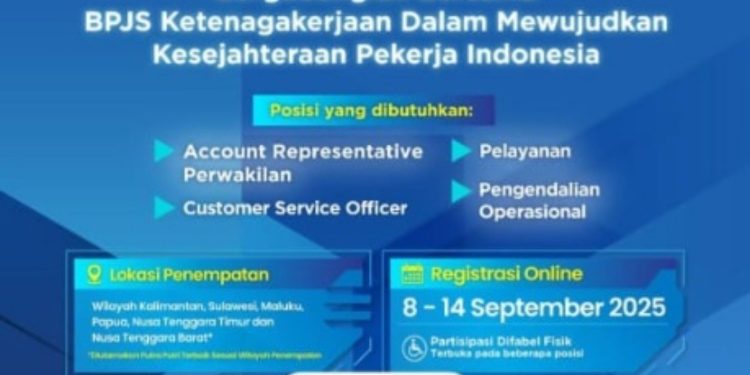 Lowongan Kerja BPJS Ketenagakerjaan 2025 Peluang Karir di Wilayah Kalimantan hingga NTT