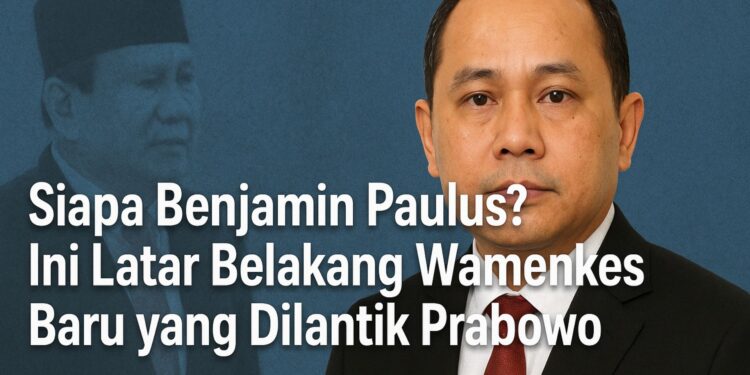 Siapa Benjamin Paulus Ini Latar Belakang Wamenkes Baru yang Dilantik Prabowo