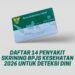 Daftar 14 Penyakit Skrining BPJS Kesehatan 2026 untuk Deteksi Dini