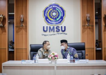 UMSU dan Sekretaris Majelis Pendidikan Dasar dan Menengah PP Muhammadiyah Jalin Silaturahim
