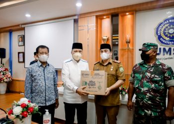 UMSU Bagikan 600 Paket Sembako Ramadhan 1443 H