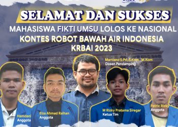 Tim KRI FIKTI UMSU Lolos ke Kontes Robot Tingkat Nasional