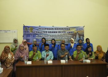 FAI UMSU Lepas 7 Mahasiswi Ikuti Student Mobility di Fathony University Thailand