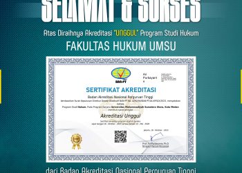 Selamat, Prodi Hukum UMSU Terakreditasi Unggul