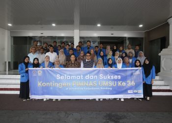 Rektor UMSU Lepas 7 Tim Bertarung ke PIMNAS 36 di Unpad Bandung