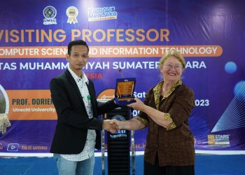 FIKTI UMSU dan Profesor Universitas Utrecht Belanda Berikan Edukasi Cyber Crime