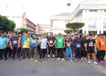 Run and Walk Milad UMSU Ke 67 Diikuti Ribuan Peserta dan Mahasiswa Internasional
