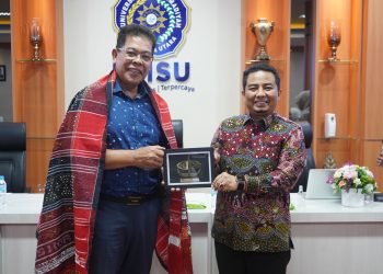 Perkuat Kerja sama, Rektor UITM Malaysia Kunjungi UMSU