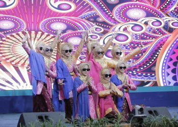 Siswa SMA Negeri 10 Pekanbaru Unjuk Kreativitas Seni dan Budaya di UMSU