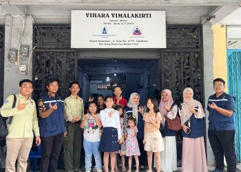 Vihara Vimalakirti Gandeng OIF UMSU Berikan Edukasi Astronomi