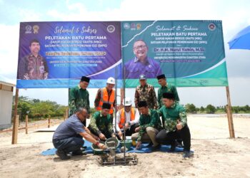 Perkuat Pemenuhan Gizi Nasional, Peletakan Batu Pertama Dapur SPPG MBM Kampus UMSU