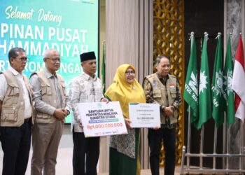 Salurkan Rp6 Miliar untuk Korban Bencana  Sumatera  Ketum PP Muhammadiyah: Kebersamaan Kunci Pemulihan